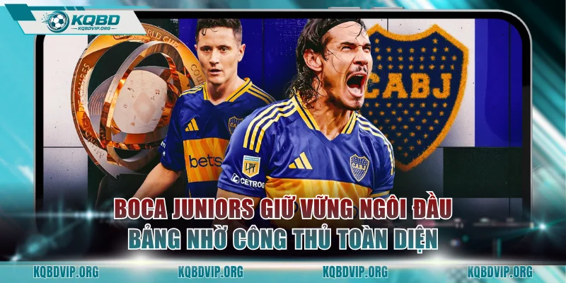 Boca Juniors giữ vững ngôi đầu bảng nhờ công thủ toàn diện