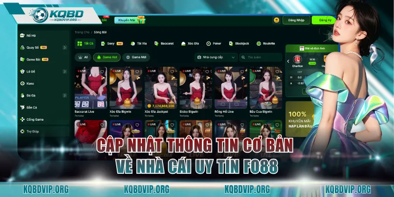 Cập nhật thông tin cơ bản về nhà cái uy tín FO88