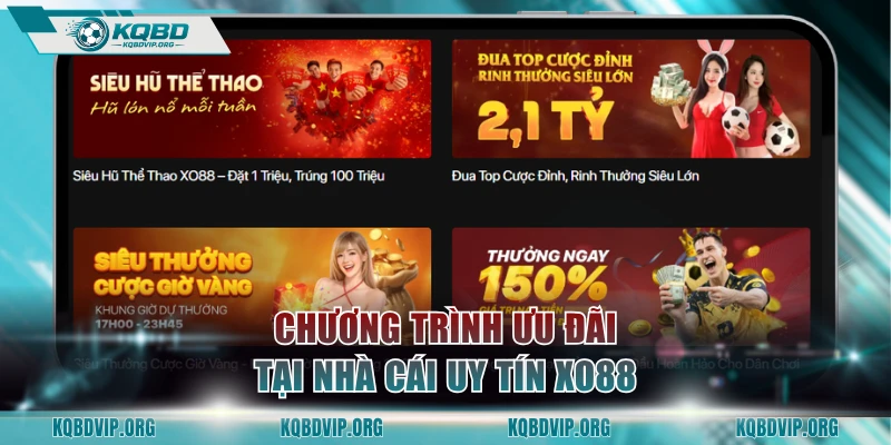 Chương trình ưu đãi tại nhà cái uy tín XO88