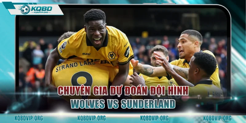 Chuyên gia dự đoán đội hình Wolverhampton Wanderers vs Sunderland