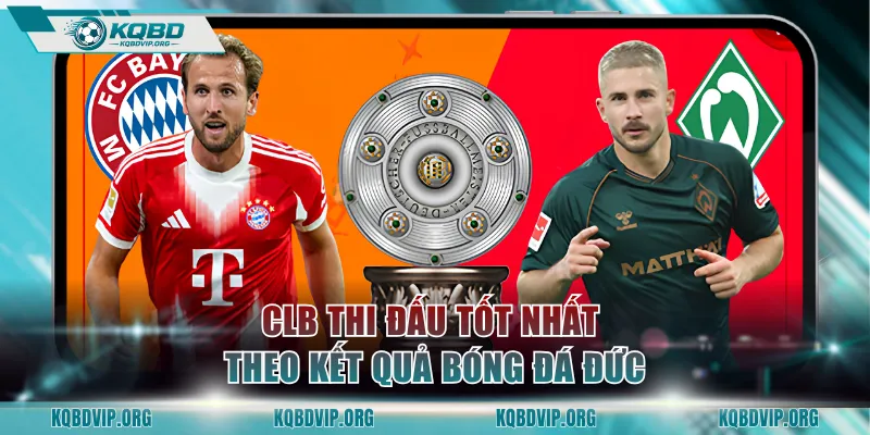 CLB thi đấu tốt nhất theo kết quả bóng đá Đức