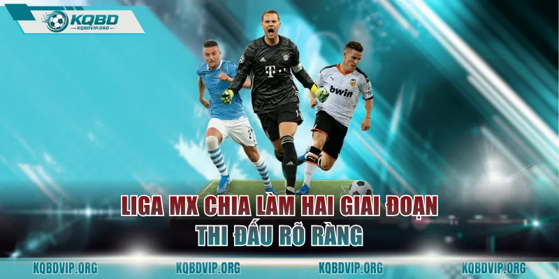 Liga MX chia làm hai giai đoạn thi đấu rõ ràng