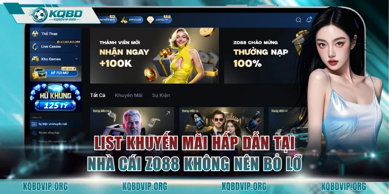 List khuyến mãi hấp dẫn tại nhà cái uy tín ZO88 không nên bỏ lỡ