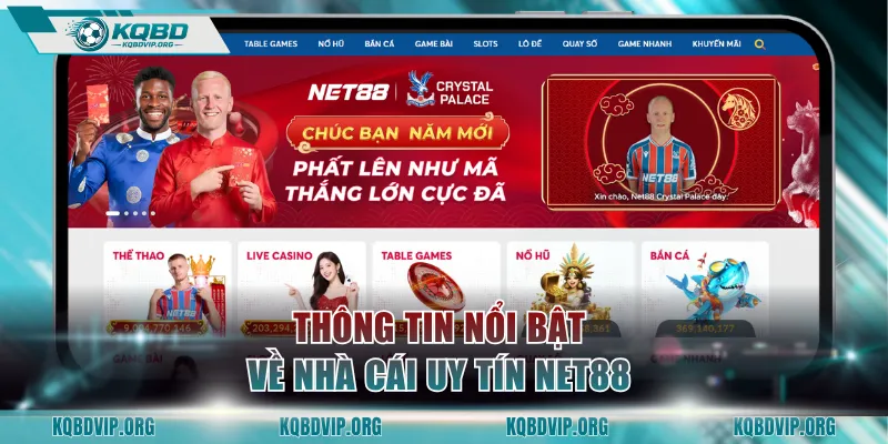 Thông tin nổi bật về nhà cái uy tín NET88 