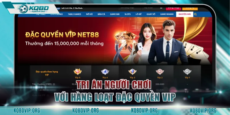 Tri ân người chơi với hàng loạt đặc quyền VIP