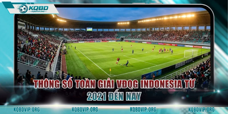 Thông số toàn giải VĐQG Indonesia từ 2021 đến nay